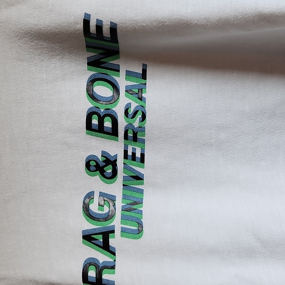 Rag & Bone white logo sweatshirt - Picture 2 of 6